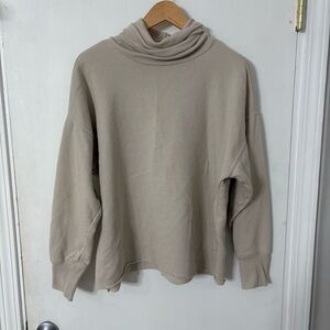 Aerie Oversized Pullover Sweatshirt Turtleneck